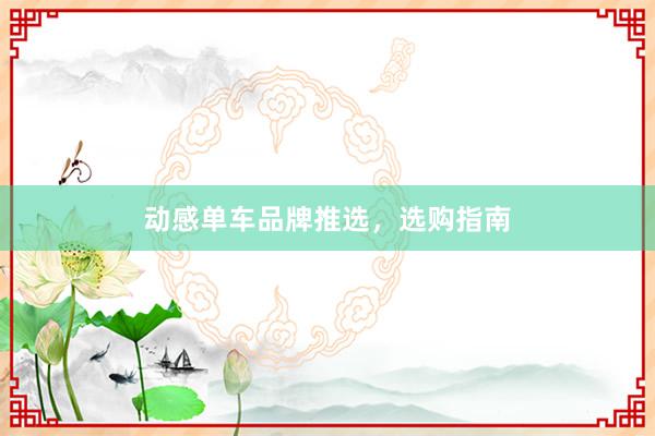 动感单车品牌推选，选购指南